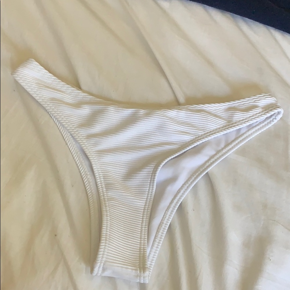 white Asos bikini bottoms